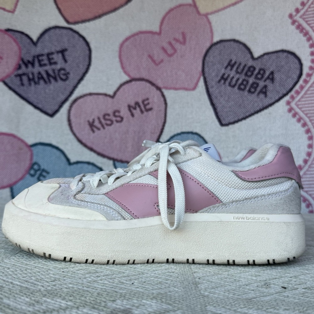 Size 8.5 - New‎ Balance 302 Men Platform Suede Leather Shoe Sneaker Pink Gray